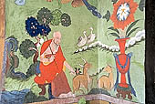 Ladakh - Likir gompa, mural paintings